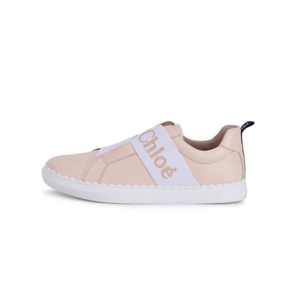 Chloe’ Lauren Slip-on Sneakers in Light Pink - Picture 4 of 9